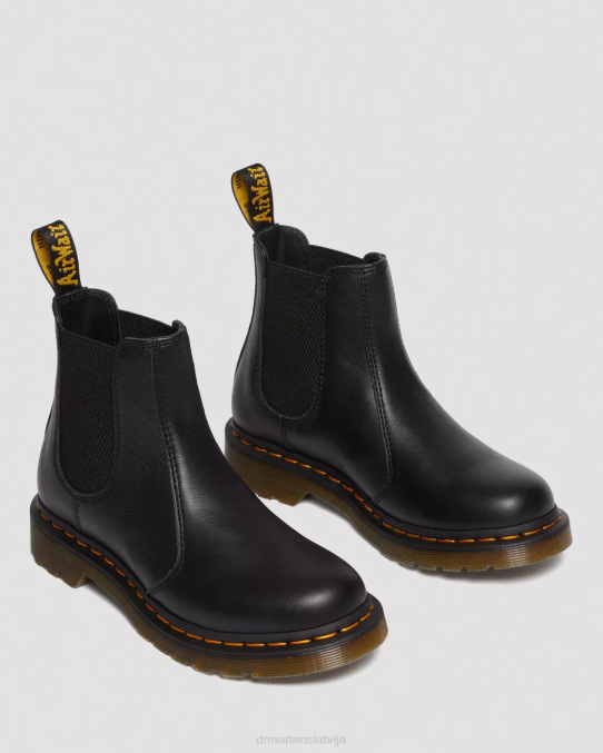 Dr. Martens apavi sievietes melnā Virdžīnija 2976 ādas Chelsea zābaki LHJP37