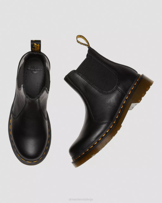 Dr. Martens apavi sievietes melnā Virdžīnija 2976 ādas Chelsea zābaki LHJP37