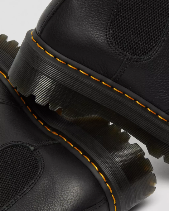 Dr. Martens apavi sievietes melnā pisa 2976. gada mākslīgās kažokādas oderi platformas Chelsea zābaki LHJP62