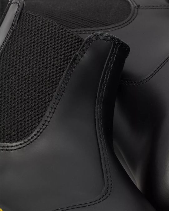 Dr. Martens apavi sievietes melna gluda 2976 bex gludas ādas Chelsea zābaki LHJP30