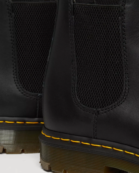 Dr. Martens apavi sievietes melna rūpnieciskā pilngraudu 2976 neslīdoši ādas Chelsea zābaki LHJP385