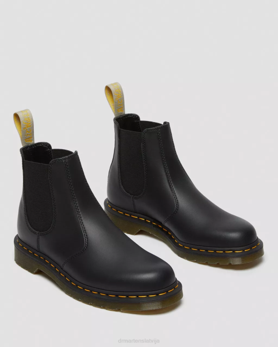 Dr. Martens apavi sievietes melnais felikss noberzt vegāniski 2976. gada felix chelsea zābaki LHJP7