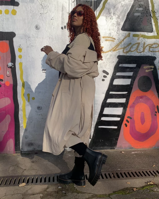 Dr. Martens apavi sievietes melns nappa lux audrick nappa ādas platformas chelsea zābaki LHJP11