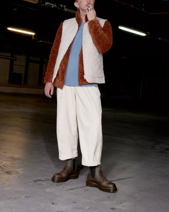 Dr. Martens apavi sievietes tumši brūns trakais zirgs 2976 bex crazy horse chelsea zābaki LHJP57