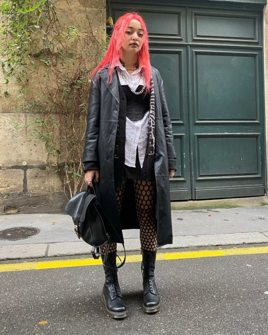 Dr. Martens apavi sievietes melnā Virdžīnija 1b99 virdžīnijas ādas zābaki ikru vidū LHJP362