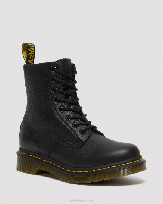 Dr. Martens apavi sievietes melnā Virdžīnija 1460 pascal virginia ādas zābaki LHJP10