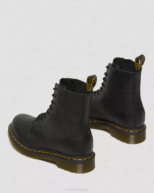 Dr. Martens apavi sievietes melnā Virdžīnija 1460 pascal virginia ādas zābaki LHJP10
