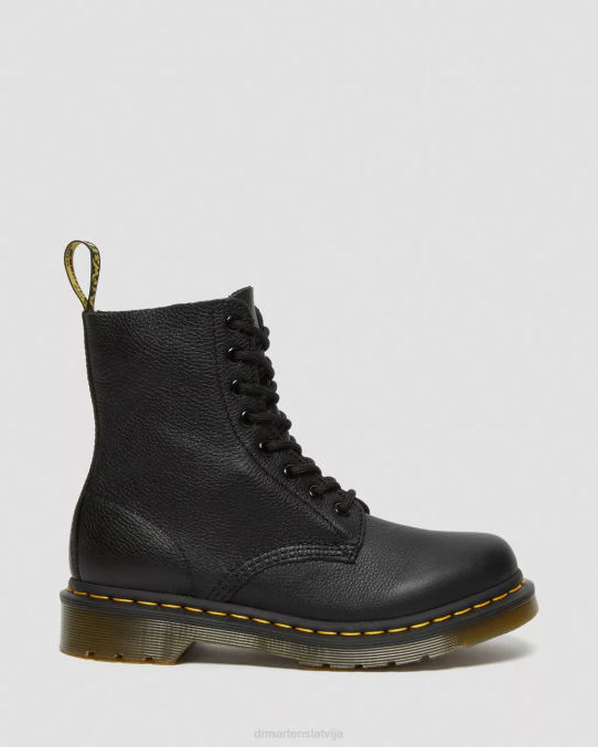 Dr. Martens apavi sievietes melnā Virdžīnija 1460 pascal virginia ādas zābaki LHJP10