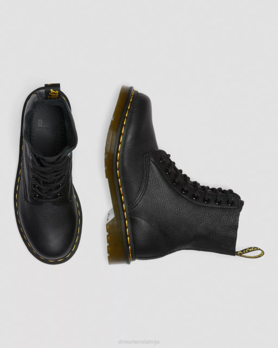 Dr. Martens apavi sievietes melnā Virdžīnija 1460 pascal virginia ādas zābaki LHJP10