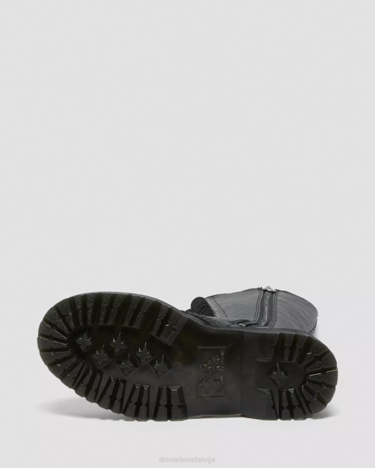 Dr. Martens apavi sievietes melnā pisa 1b60 bex pisa ādas ceļgalu zābaki LHJP210
