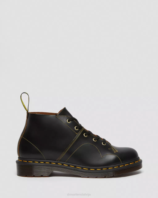 Dr. Martens apavi sievietes melna vintage gluda baznīcas vintage pērtiķu zābaki LHJP44