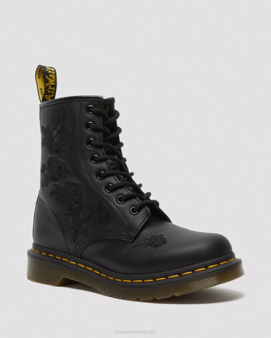 Dr. Martens apavi sievietes melns mīksts t 1460 vonda monoziedu zābaki LHJP72