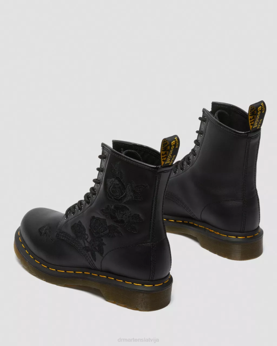 Dr. Martens apavi sievietes melns mīksts t 1460 vonda monoziedu zābaki LHJP72