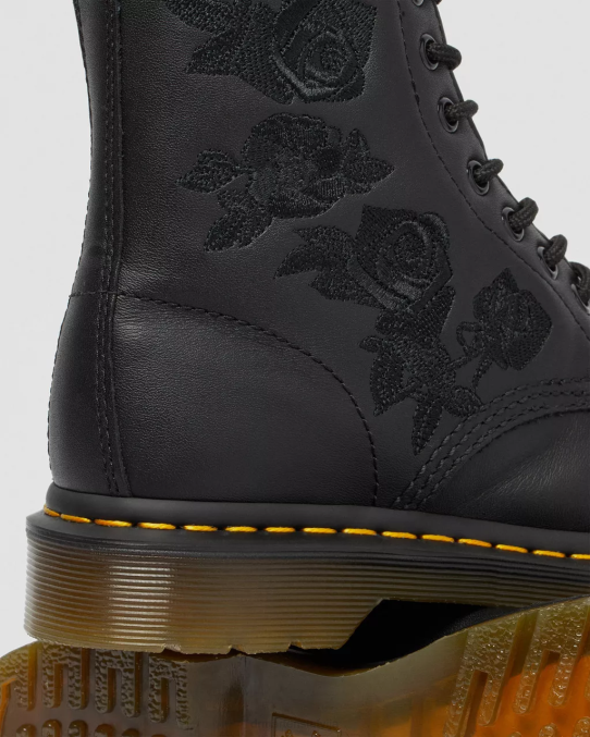 Dr. Martens apavi sievietes melns mīksts t 1460 vonda monoziedu zābaki LHJP72
