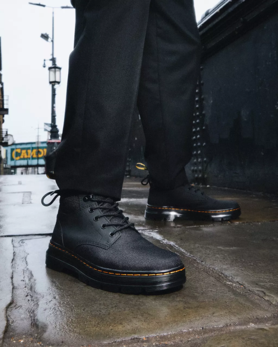 Dr. Martens apavi sievietes melns rakim utility chukka zābaki LHJP82