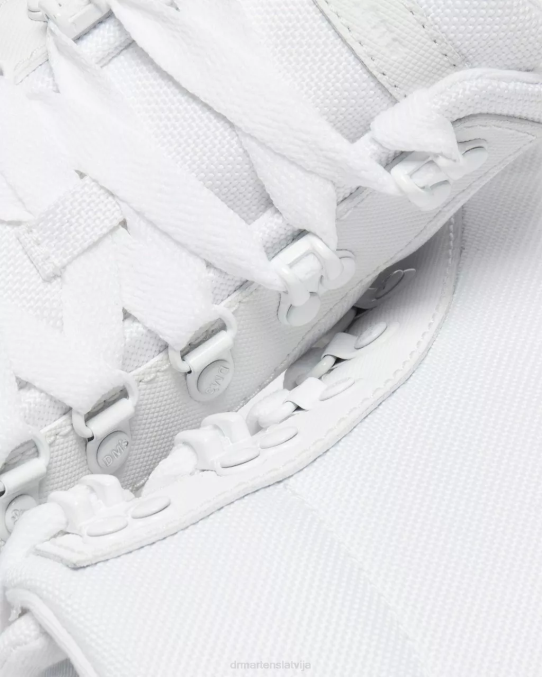 Dr. Martens apavi sievietes balts ajax un īpaši izturīgs polimērs ķemmes poli ikdienas zābaki LHJP84