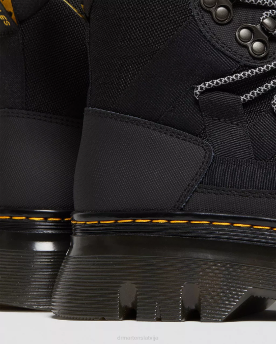 Dr. Martens apavi sievietes melns ajax & īpaši izturīgs un hidro Boury ādas ikdienas zābaki LHJP45