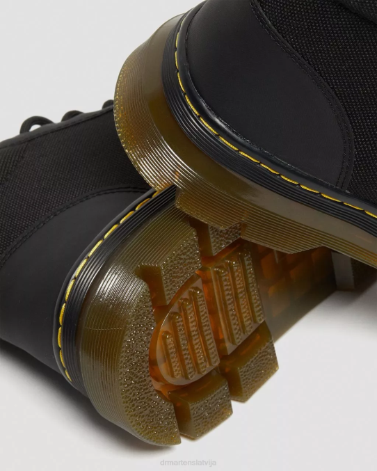 Dr. Martens apavi sievietes melns īpaši izturīgs polimērs un gumija bonny poli ikdienas zābaki LHJP47