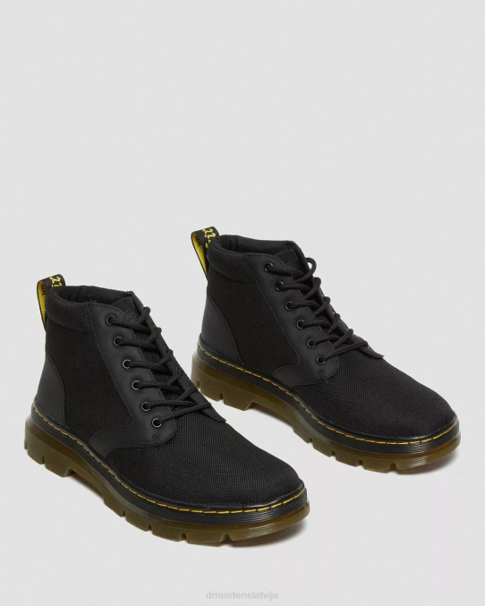 Dr. Martens apavi sievietes melns īpaši izturīgs polimērs un gumija bonny poli ikdienas zābaki LHJP47