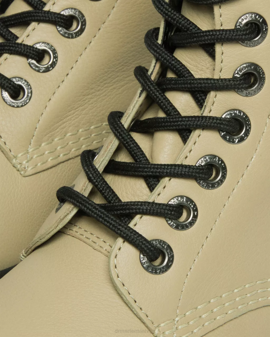 Dr. Martens apavi sievietes gaiši olīvu pisa 1460 pascal max ādas platformas zābaki LHJP120