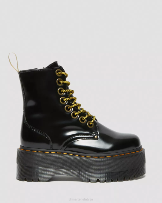 Dr. Martens apavi sievietes melnā Oksforda vegan jadon boot max platformas LHJP36