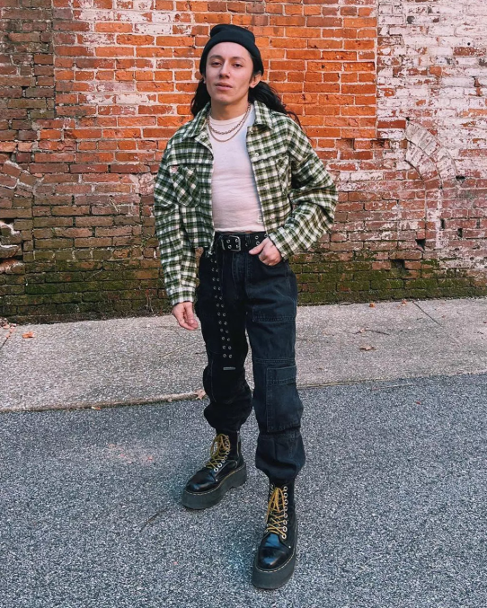 Dr. Martens apavi sievietes melnais sviests jadon max sāknēšanas platformas LHJP15