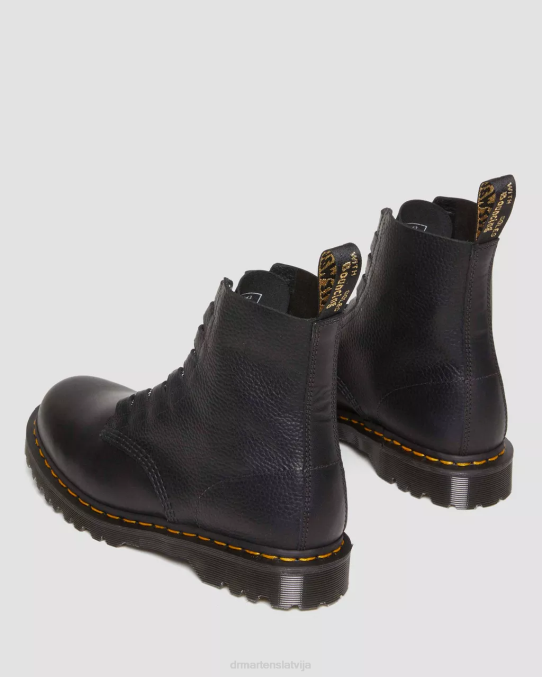 Dr. Martens apavi sievietes melnā secura un atacama 1460 Pascal ražoti Anglijā ghillie zābaki LHJP384