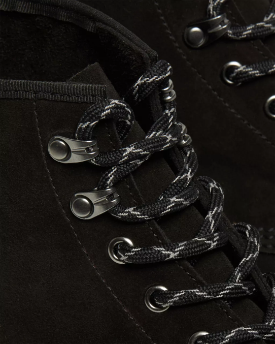 Dr. Martens apavi sievietes melna repello teļa zamšādas mb 101 ražoti Anglijā ben zamšādas puszābaki LHJP176