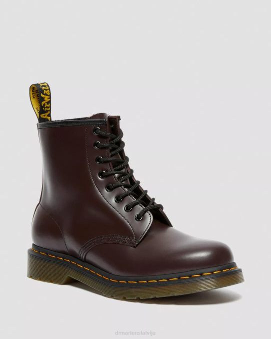 Dr. Martens apavi sievietes bordo gluda 1460 gludas ādas šņorzābaki LHJP153