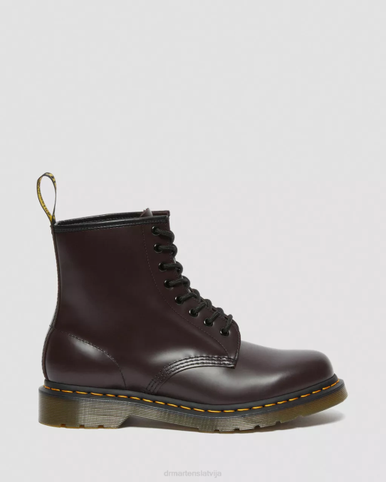 Dr. Martens apavi sievietes bordo gluda 1460 gludas ādas šņorzābaki LHJP153
