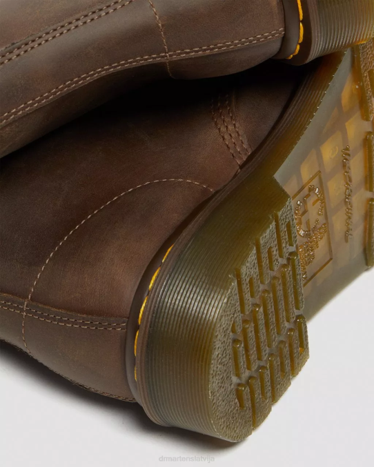 Dr. Martens apavi sievietes brūns trakais zirgs 1460 trako zirgu ādas šņorzābaki LHJP22