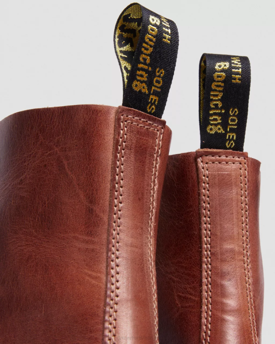 Dr. Martens apavi sievietes kokmateriālu brūns denveras veg iedegums 1460 paskāls, izgatavots Anglijā, denveras ādas šņorzābaki LHJP165