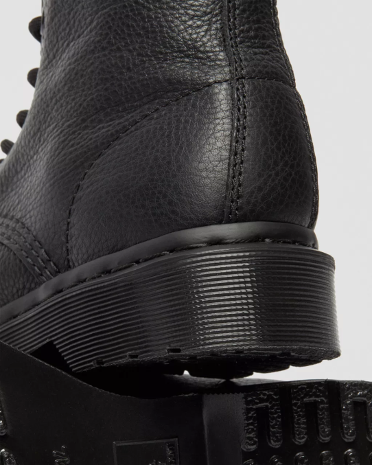 Dr. Martens apavi sievietes melnā Virdžīnija 1460 pascal mono šņorzābaki LHJP54