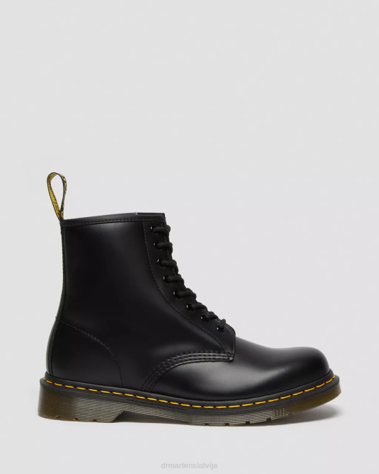 Dr. Martens apavi sievietes melna gluda 1460 gludas ādas šņorzābaki LHJP1