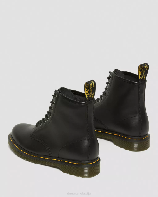 Dr. Martens apavi sievietes melna nappa 1460 nappa ādas šņorzābaki LHJP12