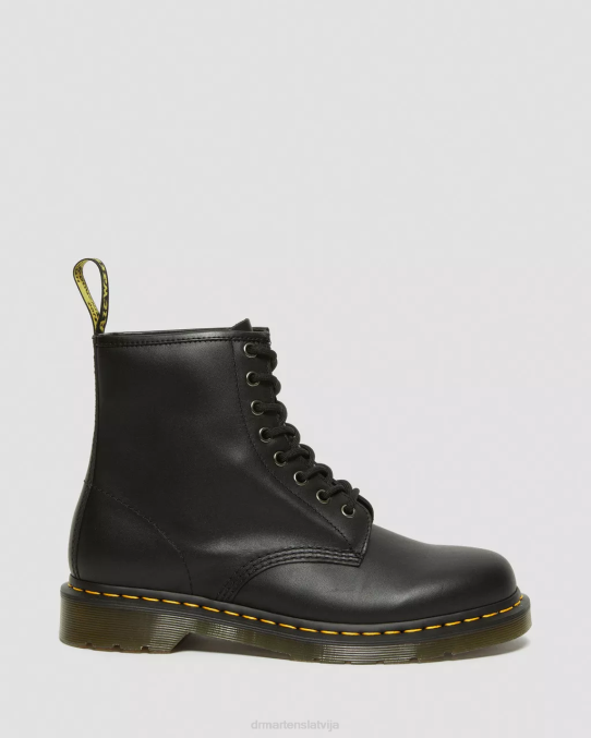 Dr. Martens apavi sievietes melna nappa 1460 nappa ādas šņorzābaki LHJP12