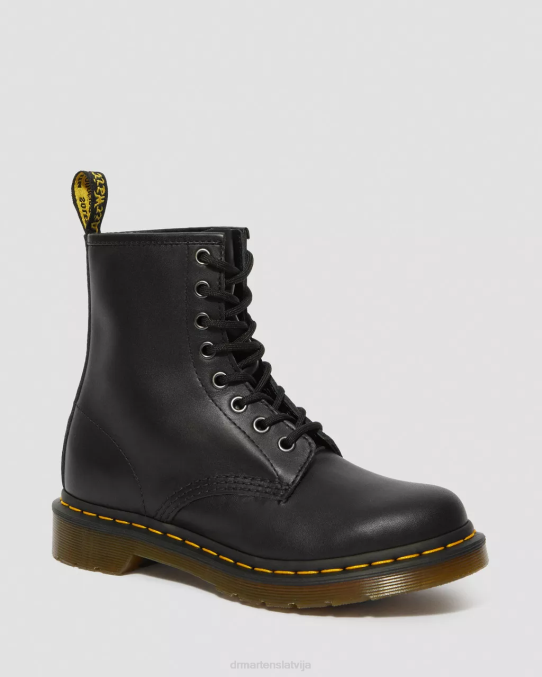 Dr. Martens apavi sievietes melna nappa 1460 nappa ādas šņorzābaki LHJP5