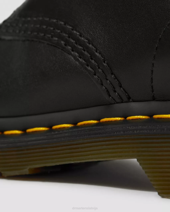 Dr. Martens apavi sievietes melna nappa 1460 nappa ādas šņorzābaki LHJP5