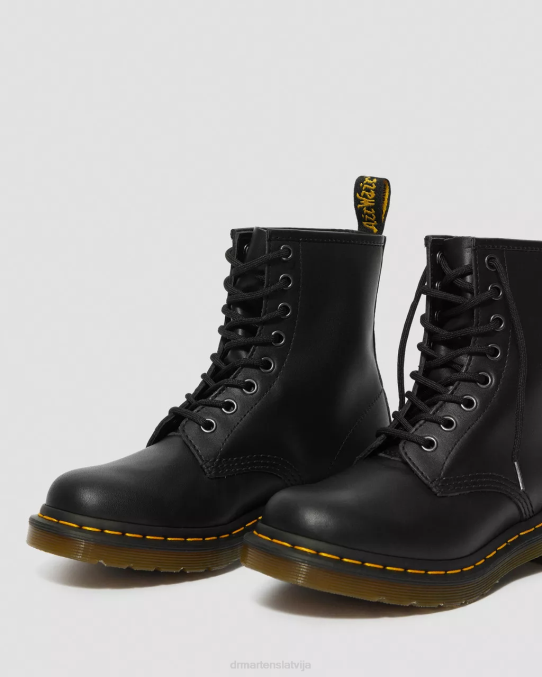Dr. Martens apavi sievietes melna nappa 1460 nappa ādas šņorzābaki LHJP5