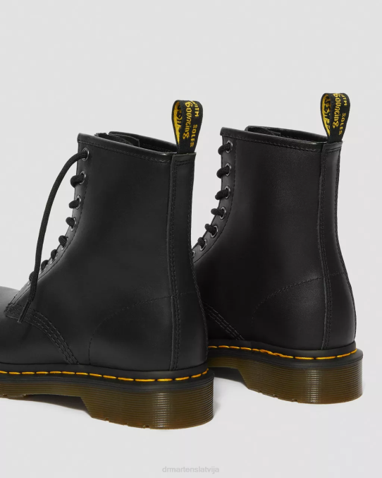 Dr. Martens apavi sievietes melna nappa 1460 nappa ādas šņorzābaki LHJP5