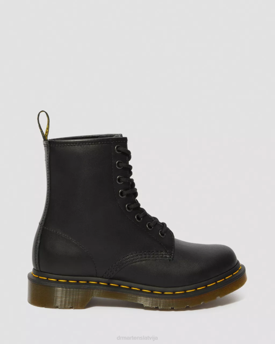 Dr. Martens apavi sievietes melna nappa 1460 nappa ādas šņorzābaki LHJP5