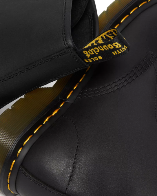 Dr. Martens apavi sievietes melna taukaina āda 1460 taukainas ādas šņorzābaki LHJP18