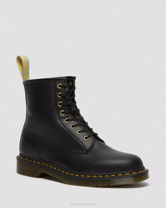 Dr. Martens apavi sievietes melnais felikss noberzt vegāniski 1460 felix šņorzābaki LHJP8