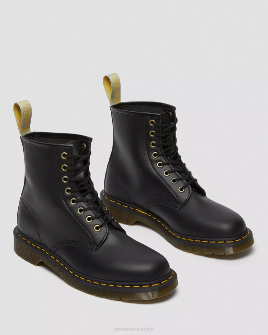 Dr. Martens apavi sievietes melnais felikss noberzt vegāniski 1460 felix šņorzābaki LHJP8