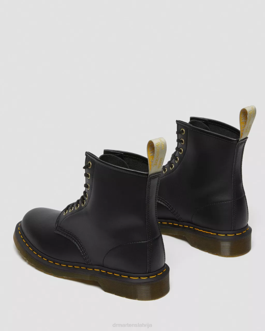 Dr. Martens apavi sievietes melnais felikss noberzt vegāniski 1460 felix šņorzābaki LHJP8