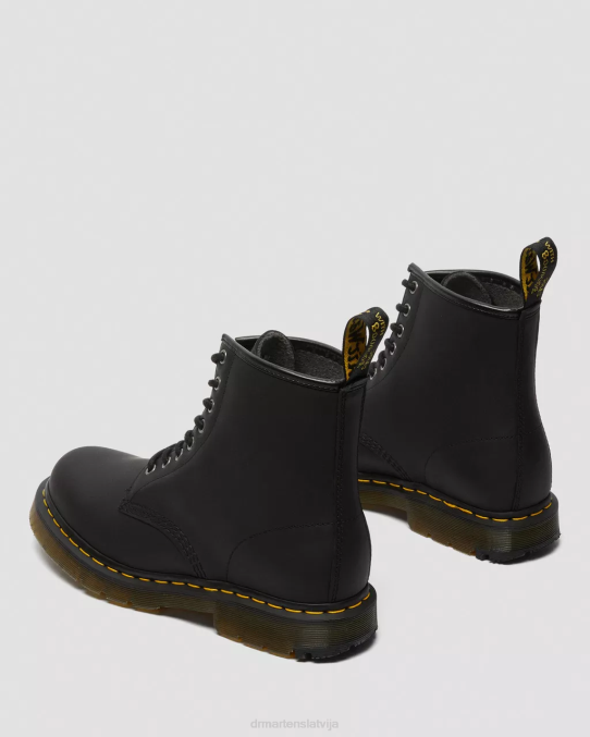 Dr. Martens apavi sievietes melnais sniega tīrītājs 1460 dm ziemas gripa šņorzābaki LHJP87
