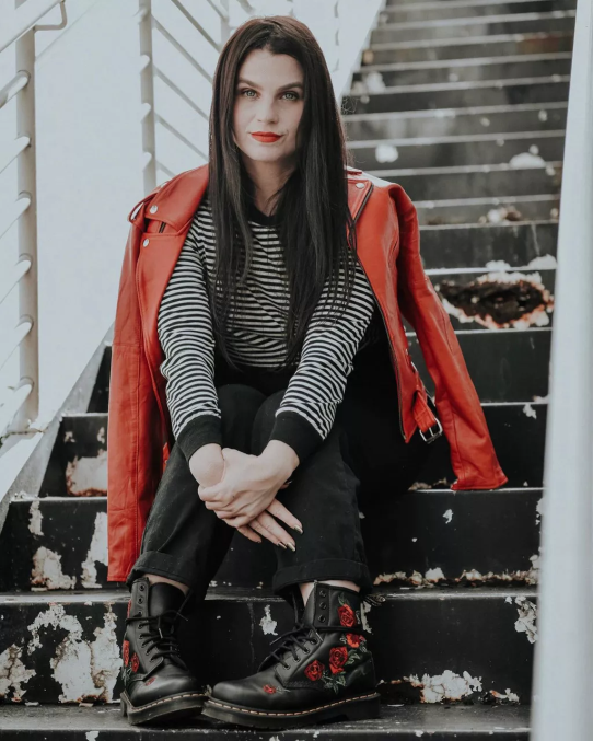 Dr. Martens apavi sievietes melns mīksts t 1460 vonda ziedu ādas šņorzābaki LHJP66