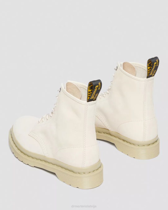 Dr. Martens apavi sievietes pergamenta bēšs slīpēts nubuks wp 1460 monofrēzēta nubuka ādas šņorzābaki LHJP146