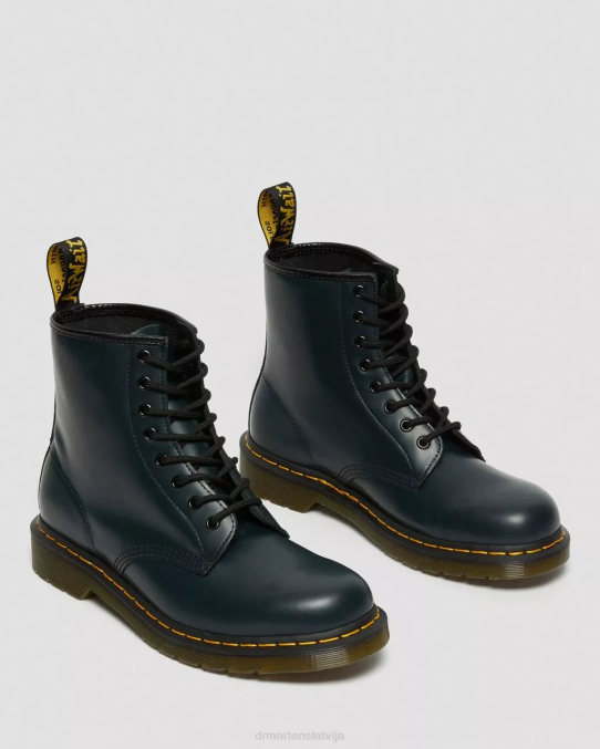 Dr. Martens apavi sievietes tumši gluda 1460 gludas ādas šņorzābaki LHJP96