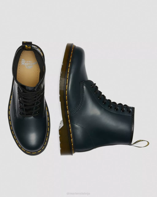 Dr. Martens apavi sievietes tumši gluda 1460 gludas ādas šņorzābaki LHJP96
